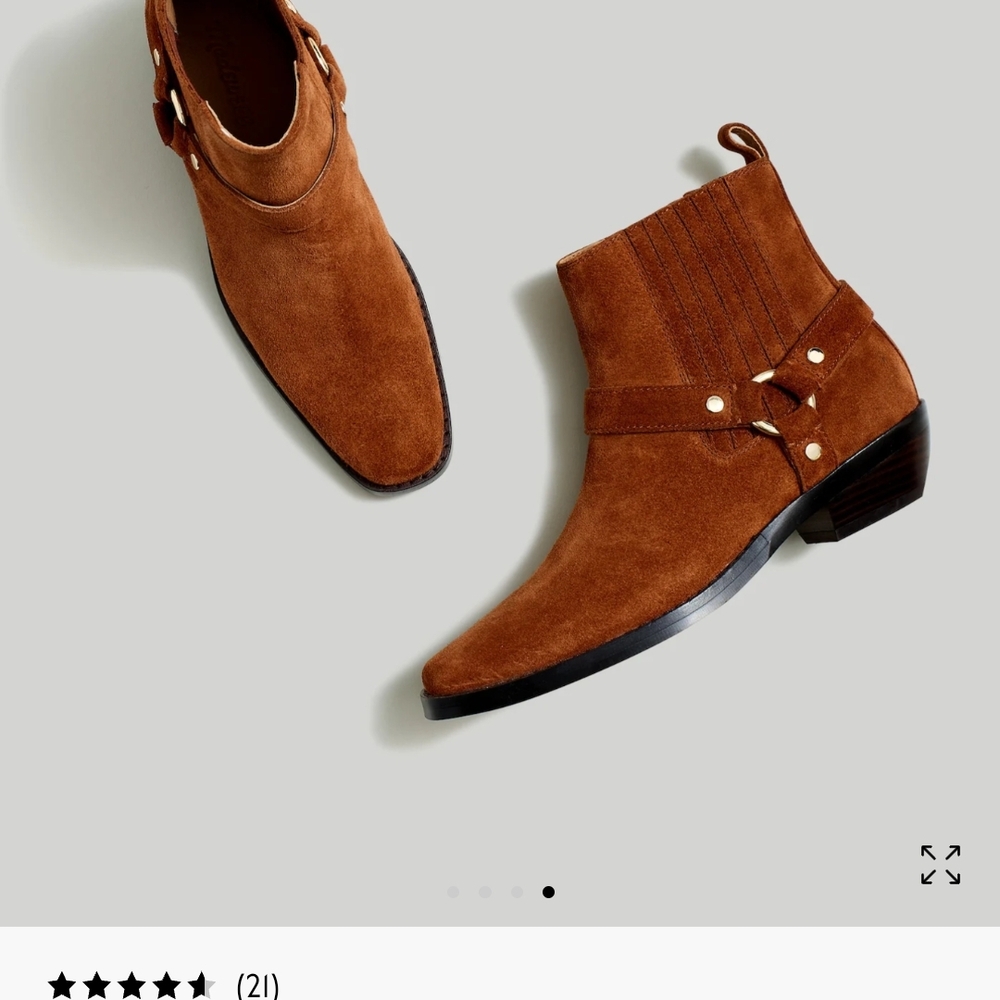Madewell BRAND NEW Women's Brown Suede Ankle Boots